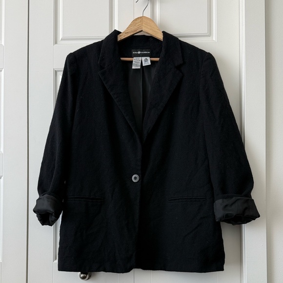 Sag Harbor Tops - SAG Harbour Vintage 100% Wool Blazer - Size 14